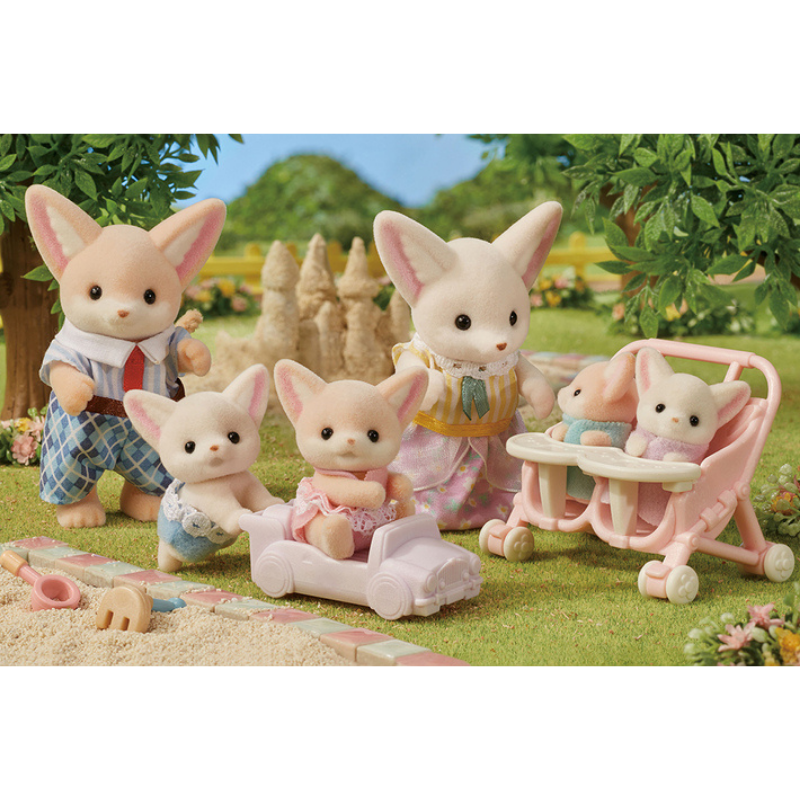 Sylvanian Families Fennec Fox Family / ครอบครัวเฟนเนกฟอกซ์ค