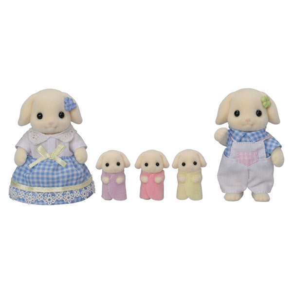 Sylvanian Families Flora Rabbit Family/ ซิลวาเนียน แฟมิลี่ ครอบครัวฟลอราแรบบิท