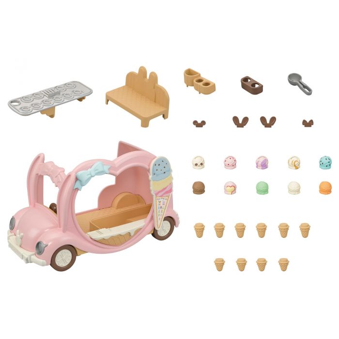 Sylvanian Families Ice Cream Van  / ซิลวาเนียน แฟมิลี่ รถตู้ไอศครีม