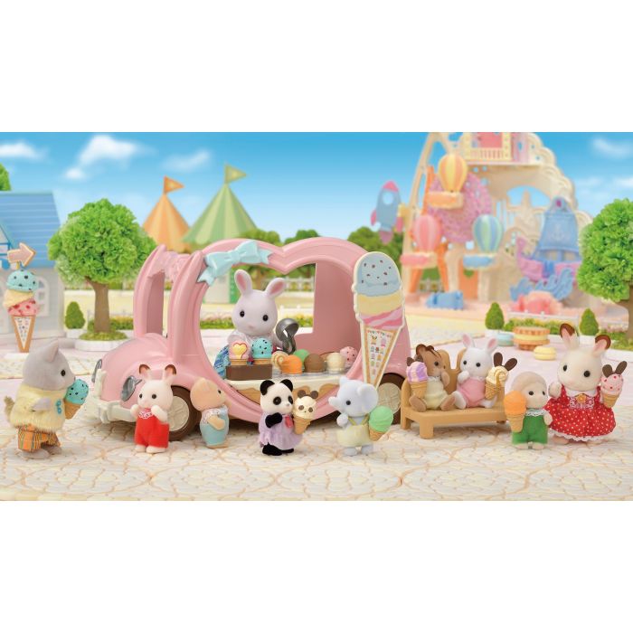 Sylvanian Families Ice Cream Van  / ซิลวาเนียน แฟมิลี่ รถตู้ไอศครีม
