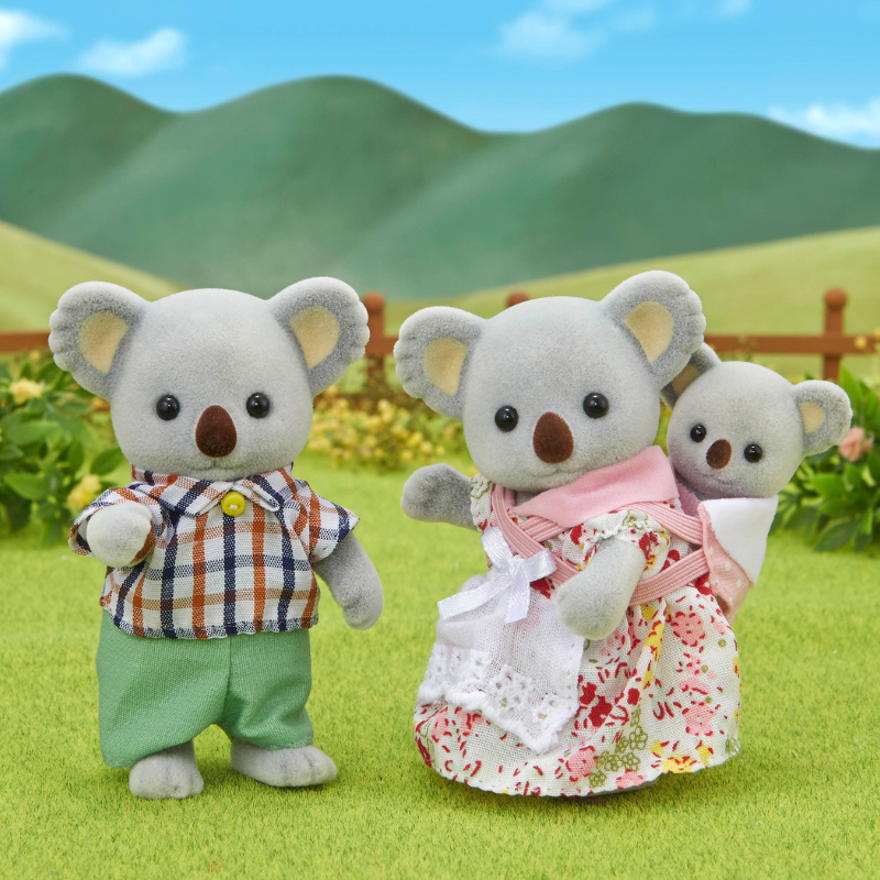 Sylvanian Families Koala Family  3 figures (ES Series) / ซิลวาเนียน แฟมิลี่ ครอบครัวโคอาลา (3 ตัว)