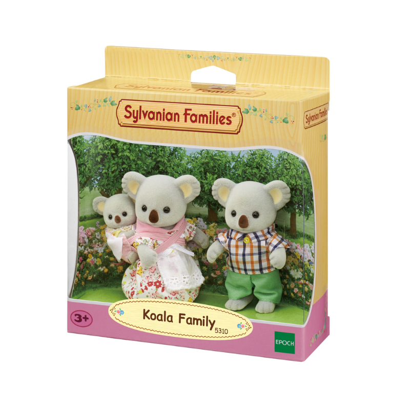 Sylvanian Families Koala Family  3 figures (ES Series) / ซิลวาเนียน แฟมิลี่ ครอบครัวโคอาลา (3 ตัว)