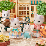 Sylvanian Families Latte Cat Family/ ซิลวาเนียน แฟมิลี่ ครอบครัวลาเต้แคท