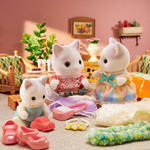 Sylvanian Families Latte Cat Family/ ซิลวาเนียน แฟมิลี่ ครอบครัวลาเต้แคท