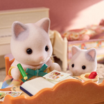 Sylvanian Families Latte Cat Family/ ซิลวาเนียน แฟมิลี่ ครอบครัวลาเต้แคท