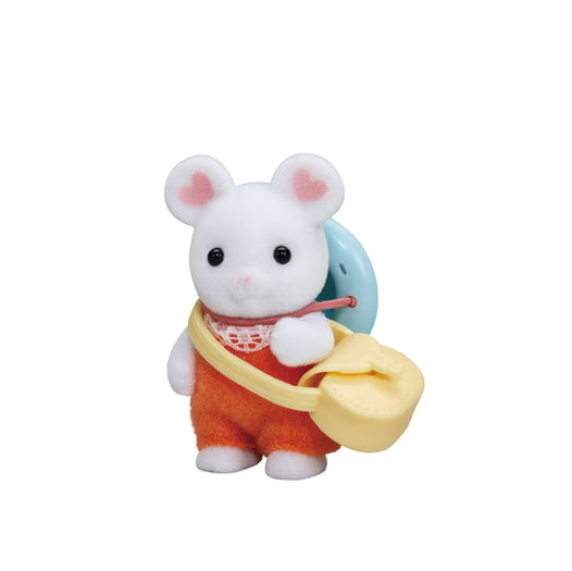 Sylvanian Families  Marshmallow Mouse Baby / ซิลวาเนียน แฟมิลี่ เบบี้หนูมาร์ชเมลโล