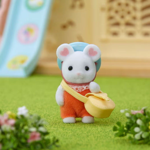 Sylvanian Families  Marshmallow Mouse Baby / ซิลวาเนียน แฟมิลี่ เบบี้หนูมาร์ชเมลโล