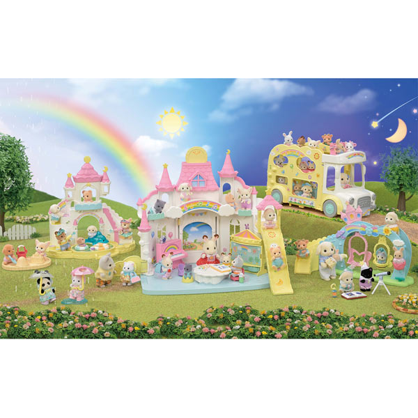 Sylvanian Families Nursery Friends -Pool Fun Trio / ซิลวาเนียน แฟมิลี่ เพื่อนเนอร์สเซอรี่-สระน้ำแสนสนุก