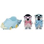 Sylvanian Families Penguin Babies Ride‘n Play / เบบี้เพนกวินพร้อมรถเข็น