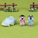 Sylvanian Families Penguin Babies Ride‘n Play / เบบี้เพนกวินพร้อมรถเข็น