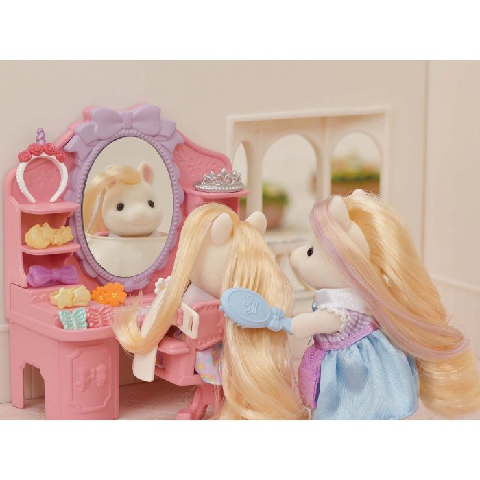 Sylvanian Families Pony's Stylish Hair Salon  / ซิลวาเนียน ร้านแต่งผมโพนี่