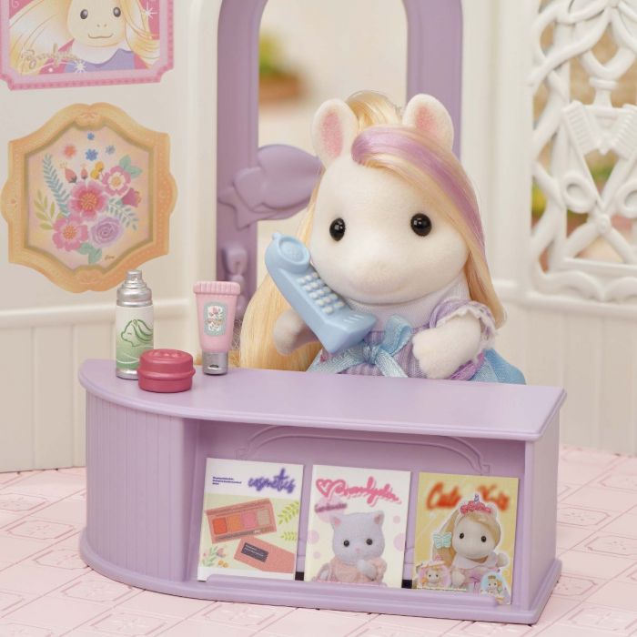 Sylvanian Families Pony's Stylish Hair Salon  / ซิลวาเนียน ร้านแต่งผมโพนี่