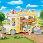 Sylvanian Families Rainbow Fun Nursery Bus / ซิลวาเนียน แฟมิลี่ รถบัสเนอร์สเซอรี่สายรุ้ง
