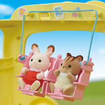 Sylvanian Families Rainbow Fun Nursery Bus / ซิลวาเนียน แฟมิลี่ รถบัสเนอร์สเซอรี่สายรุ้ง