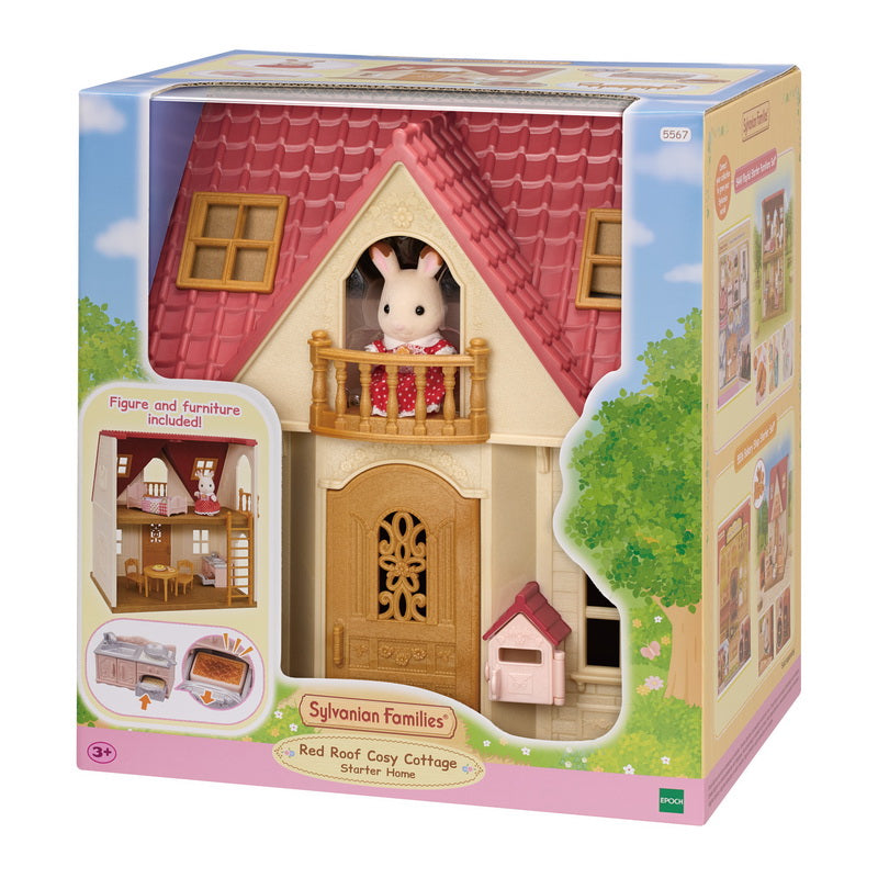 Sylvanian Families Red Roof Cosy Cottage Starter Home 2023 /ซิลวาเนียน แฟมิลี่ บ้านเรดรูฟ โคซี่ คอทเทจ 2023