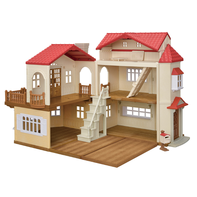 Sylvanian Families Red Roof Country Home -Secret Attic Playroom / ซิลวาเนียน แฟมิลี่ บ้านเรดรูฟ คันทรี่ โฮม มีห้องใต้หลังคา