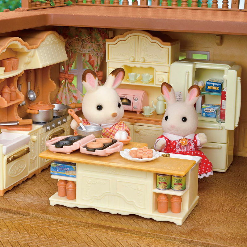 Sylvanian Families Red Roof Country Home -Secret Attic Playroom / ซิลวาเนียน แฟมิลี่ บ้านเรดรูฟ คันทรี่ โฮม มีห้องใต้หลังคา
