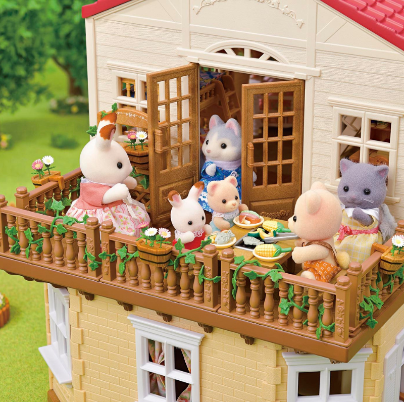 Sylvanian Families Red Roof Country Home -Secret Attic Playroom / ซิลวาเนียน แฟมิลี่ บ้านเรดรูฟ คันทรี่ โฮม มีห้องใต้หลังคา