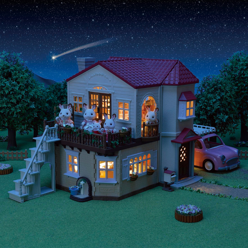 Sylvanian Families Red Roof Country Home -Secret Attic Playroom / ซิลวาเนียน แฟมิลี่ บ้านเรดรูฟ คันทรี่ โฮม มีห้องใต้หลังคา