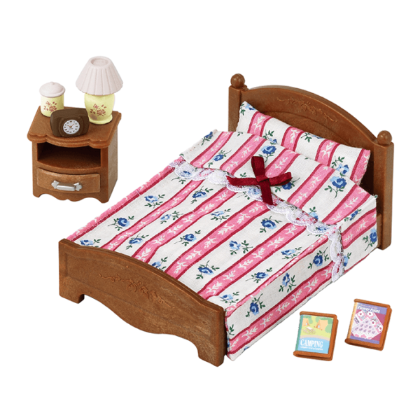 Sylvanian Families Semi-Double Bed / ซิลวาเนียน แฟมิลี่ เตียงกึ่งคู่