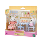 Sylvanian Families Snow Rabbit Mother & Baby Breakfast Table (ES Series) / ซิลวาเนียน แฟมิลี่ ชุดคุณแม่และเบบี้สโนว์แรบบิท พร้อมโต๊ะอาหารเช้า