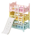 Sylvanian Families Triple Bunk Beds / ซิลวาเนียน แฟมิลี่ เตียงสามชั้น