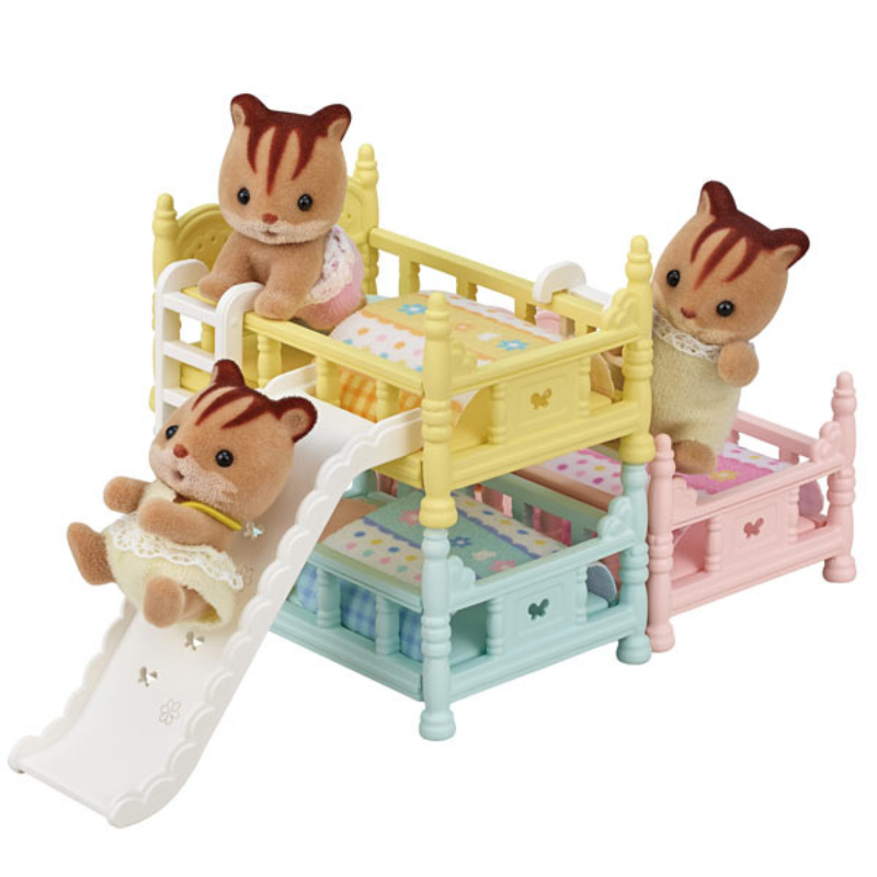 Sylvanian Families Triple Bunk Beds / ซิลวาเนียน แฟมิลี่ เตียงสามชั้น