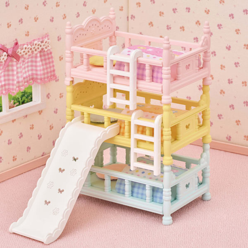 Sylvanian Families Triple Bunk Beds / ซิลวาเนียน แฟมิลี่ เตียงสามชั้น