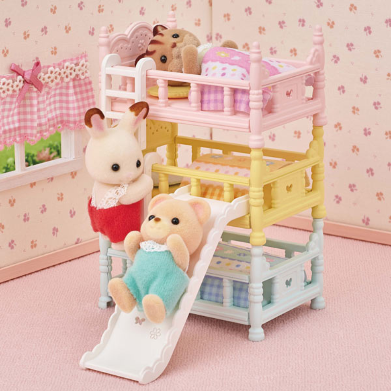 Sylvanian Families Triple Bunk Beds / ซิลวาเนียน แฟมิลี่ เตียงสามชั้น