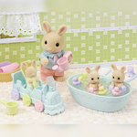 Sylvanian Families Triplets Baby Bathtime Set / ซิลวาเนียน แฟมิลี่ ชุดอาบน้ำแฝดสาม