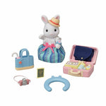 Sylvanian Families Weekend Travel Set -Snow Rabbit Mother  / ซิลวาเนียน ชุดท่องเที่ยวคุณแม่ไวท์แรบบิท