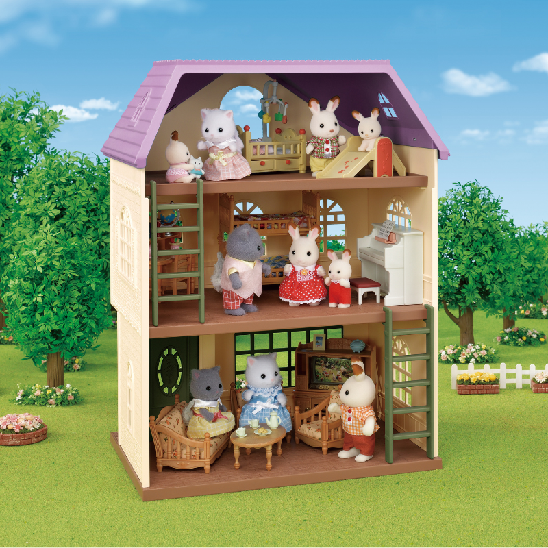 Sylvanian Families Wisteria Terrace Gift Set / ซิลวาเนียน แฟมิลี่ บ้านวิสทีเรีย เทอเรส กิ๊ฟเซ็ท