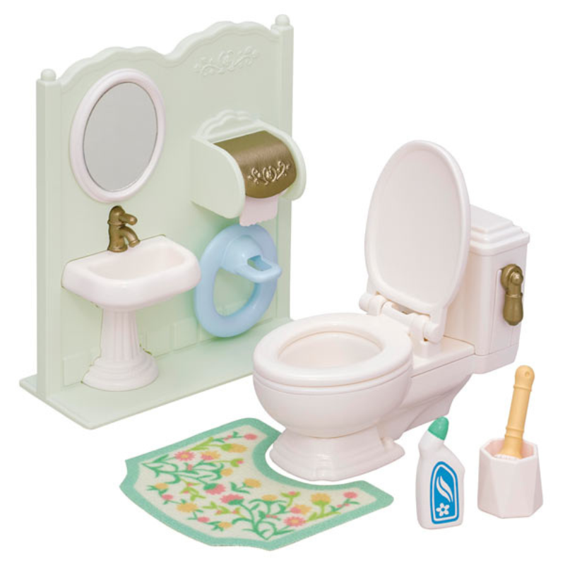 Sylvanian Families Toilet Set / ซิลวาเนียน แฟมิลี่ ชุดห้องน้ำ