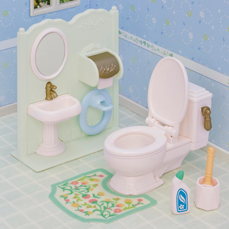 Sylvanian Families Toilet Set / ซิลวาเนียน แฟมิลี่ ชุดห้องน้ำ