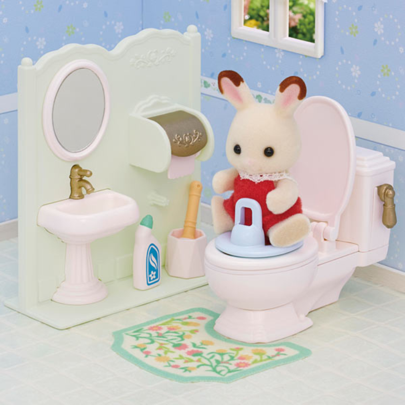 Sylvanian Families Toilet Set / ซิลวาเนียน แฟมิลี่ ชุดห้องน้ำ