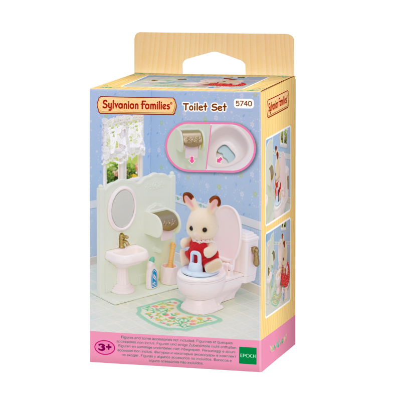 Sylvanian Families Toilet Set / ซิลวาเนียน แฟมิลี่ ชุดห้องน้ำ