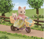 Sylvanian Families Floral Cat Mother's Bicycle Ride / ซิลวาเนียน แฟมิลี่ แม่แมวฟลอรัลกับจักรยานคู่ใจ (EBS)