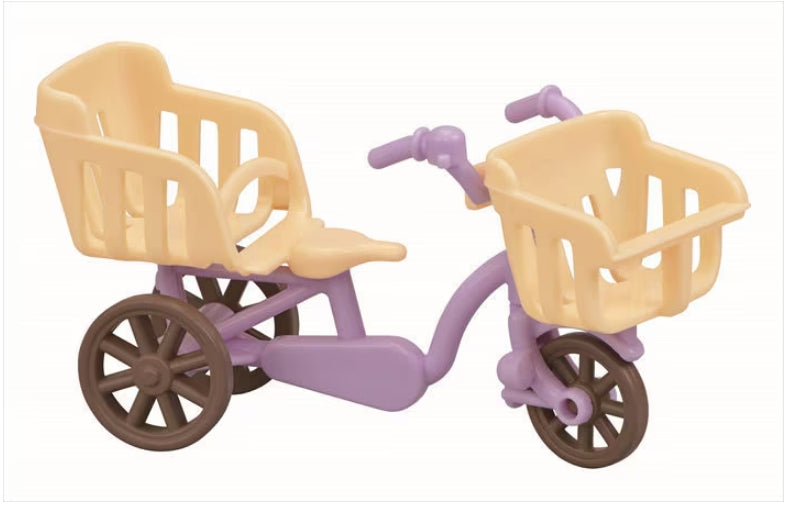 Sylvanian Families Floral Cat Mother's Bicycle Ride / ซิลวาเนียน แฟมิลี่ แม่แมวฟลอรัลกับจักรยานคู่ใจ (EBS)