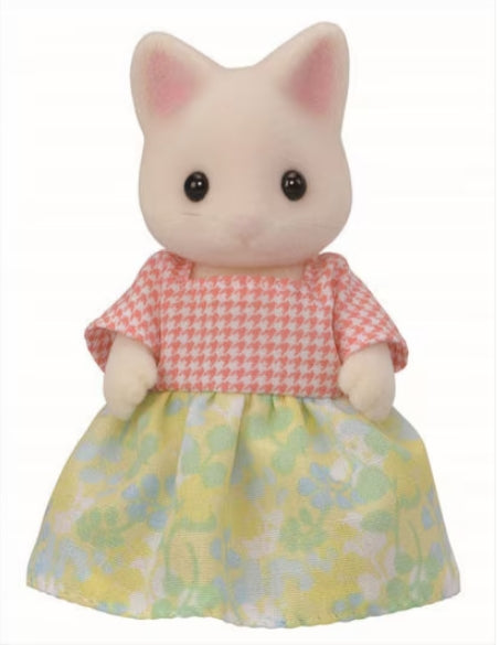 Sylvanian Families Floral Cat Mother's Bicycle Ride / ซิลวาเนียน แฟมิลี่ แม่แมวฟลอรัลกับจักรยานคู่ใจ (EBS)