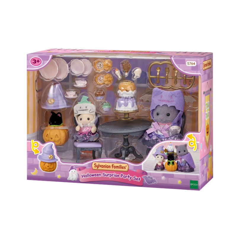 Sylvanian Families  Halloween Surprise Party Set / ซิลวาเนียน แฟมิลี่ ฮาโลวีน เซอร์ไพรส์ ปาร์ตี้เซ็ต