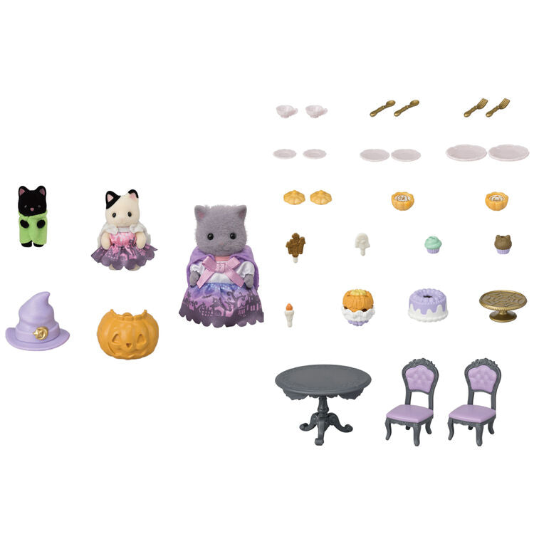 Sylvanian Families  Halloween Surprise Party Set / ซิลวาเนียน แฟมิลี่ ฮาโลวีน เซอร์ไพรส์ ปาร์ตี้เซ็ต