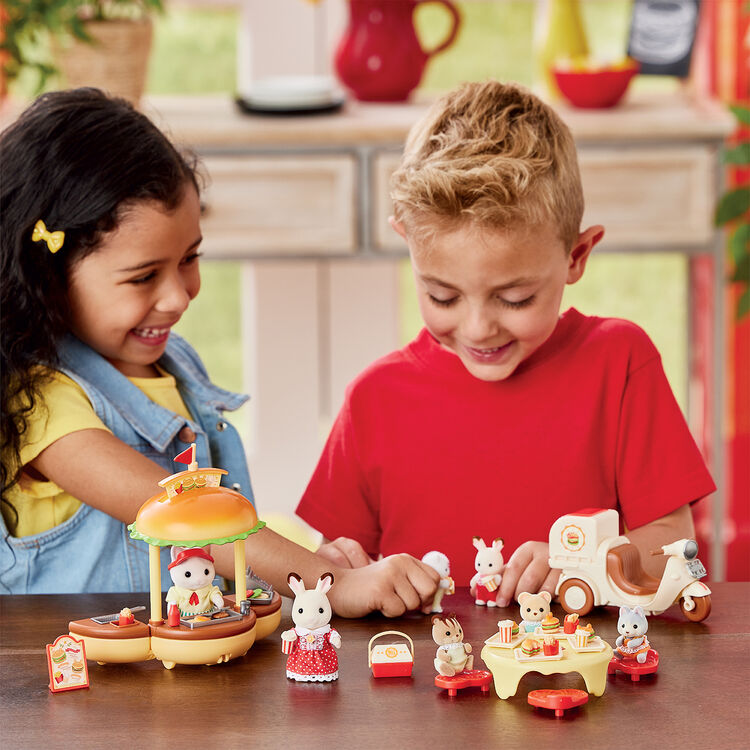 Sylvanian Families  Hamburger Stand / ซิลวาเนียน แฟมิลี่ ร้านขายแฮมเบอร์เกอร์