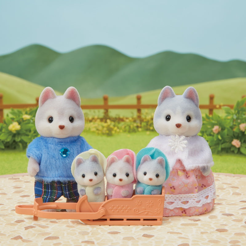 Sylvanian Husky Family  / ซิลวาเนียน แฟมิลี่  ครอบครัวฮัสกี้