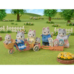 Sylvanian Tandem Cycling Set -Husky Sister & Brother/ ซิลวาเนียน แฟมิลี่ พี่น้องฮัสกี้และจักรยาน
