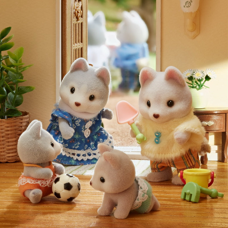 Sylvanian Husky Family  / ซิลวาเนียน แฟมิลี่  ครอบครัวฮัสกี้