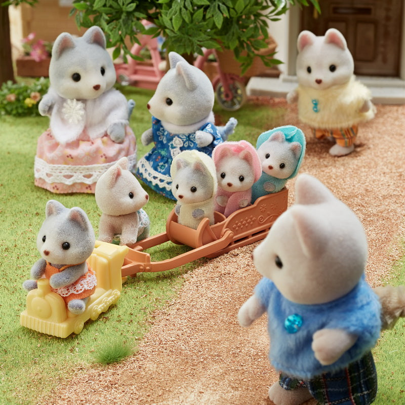 Sylvanian Husky Family  / ซิลวาเนียน แฟมิลี่  ครอบครัวฮัสกี้