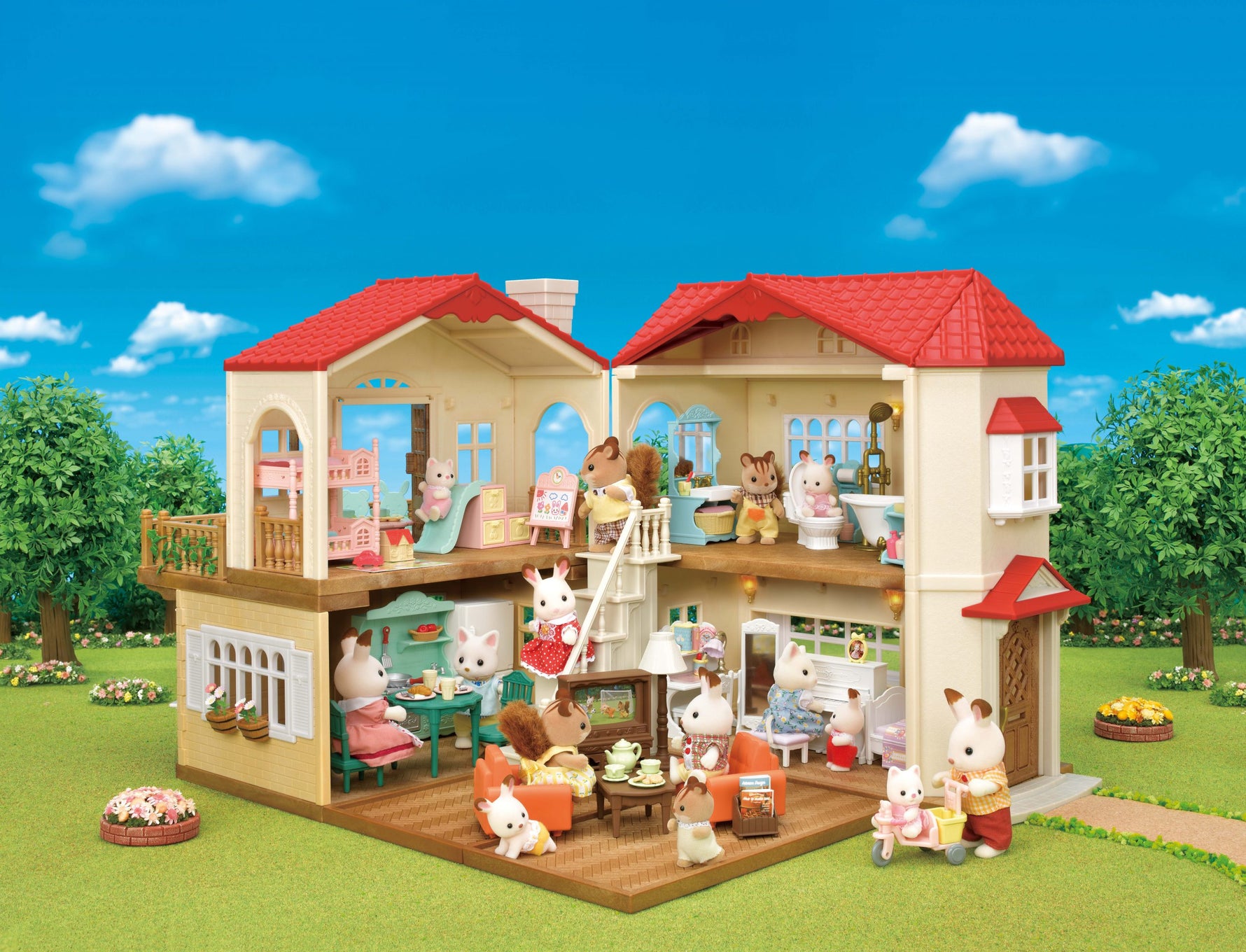 Sylvanian Families Living Room Set / ซิลวาเนียน แฟมิลี่ ชุดห้องนั่งเล่น