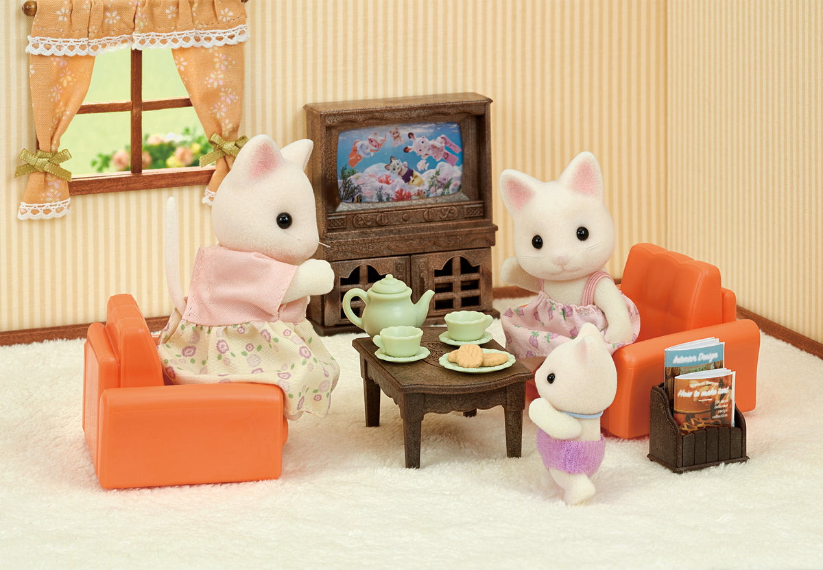 Sylvanian Families Living Room Set / ซิลวาเนียน แฟมิลี่ ชุดห้องนั่งเล่น