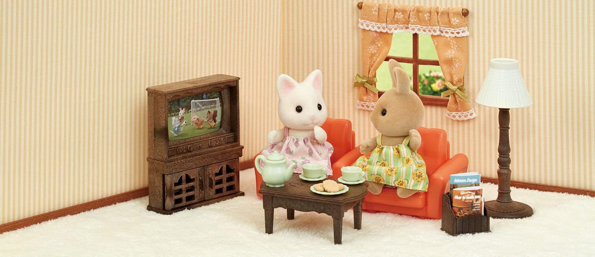 Sylvanian Families Living Room Set / ซิลวาเนียน แฟมิลี่ ชุดห้องนั่งเล่น