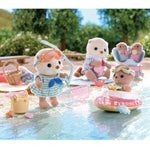 Sylvanian Families  Sea Otter Sisters-Splashy Snorkel Set- / ซิลวาเนียน แฟมิลี่ ชุดพี่น้องนากทะเล และของเล่นชายหาด
